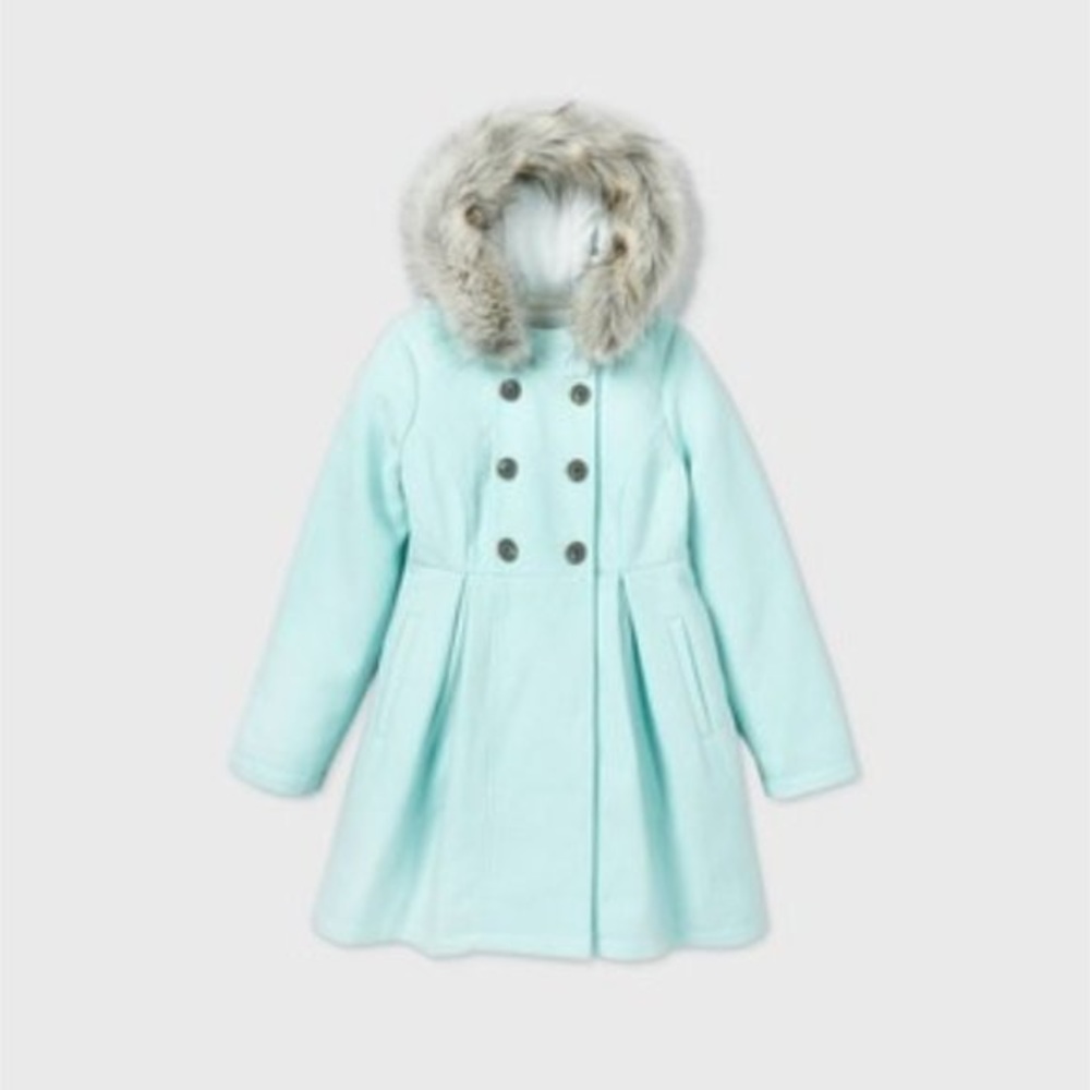 Cat & Jack Peacoat (Mint)